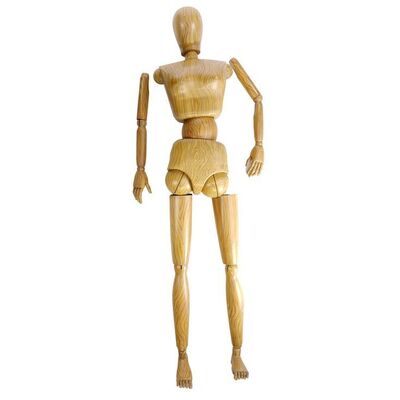 Lot # 108: Wooden Soji Asha Mannequin Pieces