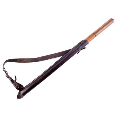 Lot # 112: Elnor (Evan Evagora) Tan Qalankh Sword and Sheath with Leather Harness