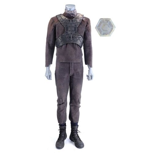 Lot # 113: Hugh (Jonathan Del Arco) Borg Artifact Costume with Radiation Combadge