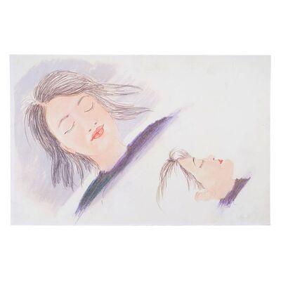 Lot # 129: Kestra Troi-Riker (Lulu Wilson) Drawing of Soji Sleeping