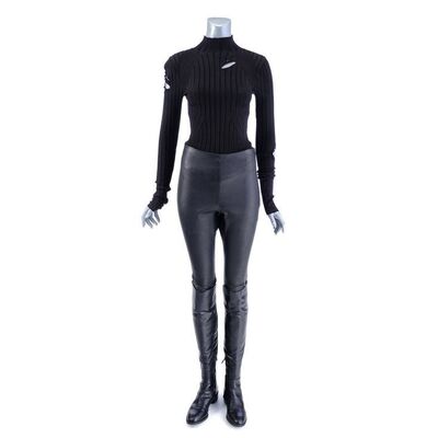 Lot # 179: Narissa (Peyton List) Combat with Seven of Nine Costume