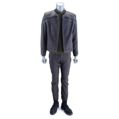 Lot # 191: Jean-Luc Picard U.S.S. Stargazer Stunt Starfleet Jacket and Pants