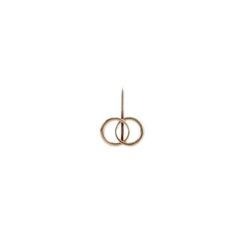 Lot # 193: Soji Asha (Isa Briones) Silver Omega Brooch