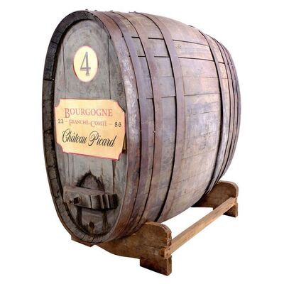 Lot # 201: Chateau Picard Oval Bourgogne Wine Cask