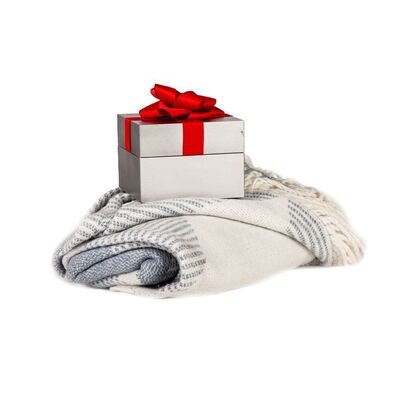 Lot # 267: Kore Soong (Isa Briones) Gift Box and Blanket