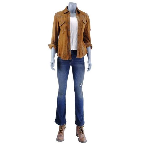 Lot # 283: Seven of Nine (Jeri Ryan) Distressed Side-Wound Costume