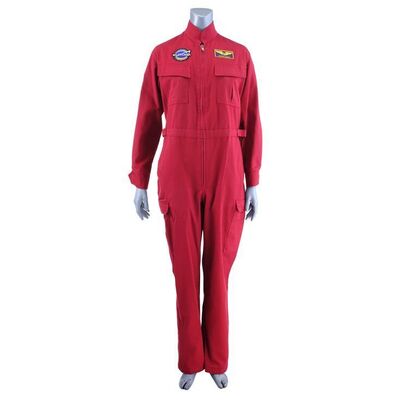 Lot # 296: Red Europa Amanda Manes Astronaut Jumpsuit