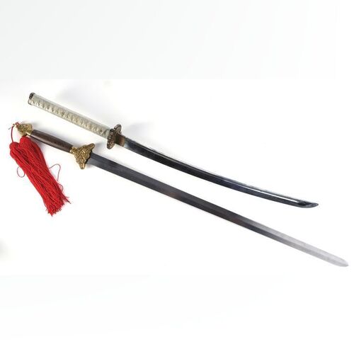 Lot #8: MARVEL'S IRON FIST (T.V. SERIES, 2017 - 2018) - Colleen Wing's Stunt Katana and Chinese Guard's Metal Sword