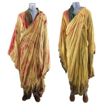 Lot #14: MARVEL'S THE DEFENDERS (T.V. SERIES, 2017) - Two K'un-Lun Bloody Monk Robe Costumes