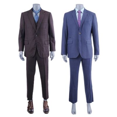 Lot #25: MARVEL'S DAREDEVIL (T.V. SERIES, 2015 - 2018) - Foggy Nelson's Nelson Meats Party and Frank Castle Meeting Costumes