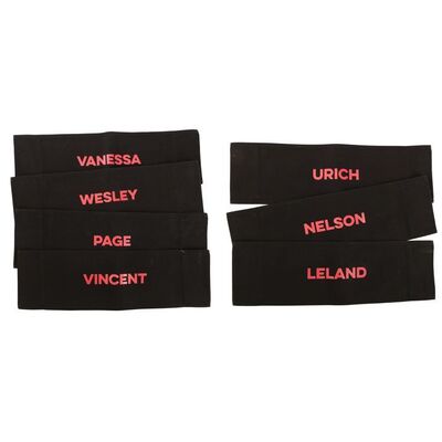 Lot #37: MARVEL'S DAREDEVIL (T.V. SERIES, 2015 - 2018) - Set of Seven Main Character Chairbacks