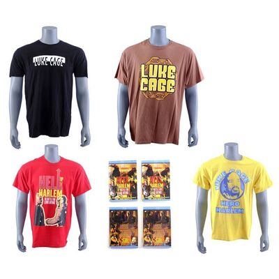 Lot #44: MARVEL'S LUKE CAGE (T.V. SERIES, 2016 - 2018) - Set of D.W. Griffith's Merchandise