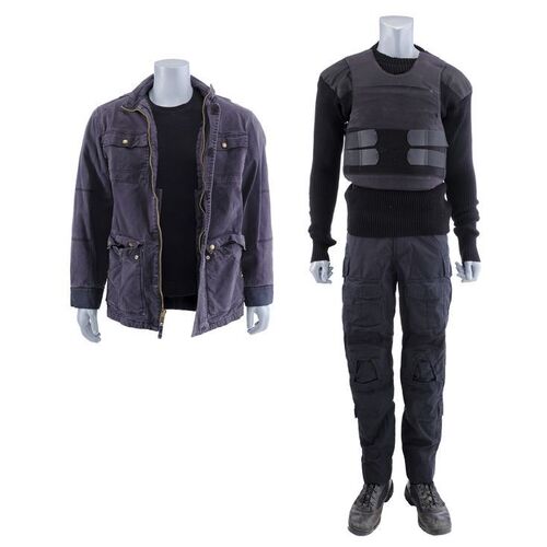 Lot #47: MARVEL'S THE PUNISHER (T.V. SERIES, 2017 - 2019) - Frank Castle's David Lieberman Introduction Components and Army Base Attack Costume