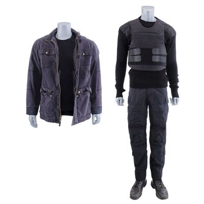 Lot #47: MARVEL'S THE PUNISHER (T.V. SERIES, 2017 - 2019) - Frank Castle's David Lieberman Introduction Components and Army Base Attack Costume