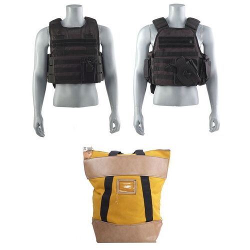 Lot #66: MARVEL'S THE PUNISHER (T.V. SERIES, 2017 - 2019) - Billy Russo's Heist Bag with Two Anvil Vests
