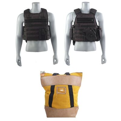Lot #66: MARVEL'S THE PUNISHER (T.V. SERIES, 2017 - 2019) - Billy Russo's Heist Bag with Two Anvil Vests