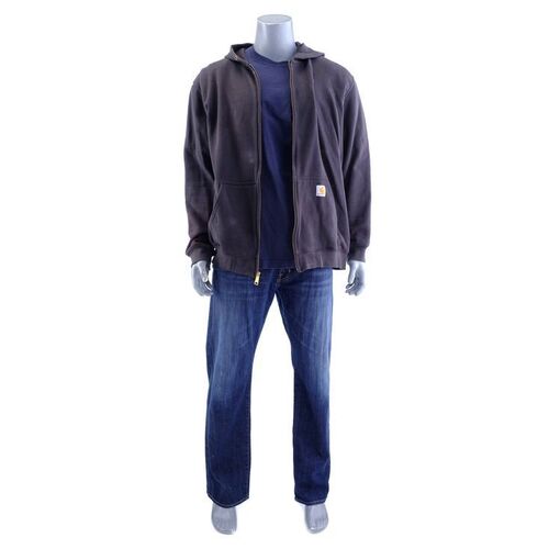 Lot #89: MARVEL'S LUKE CAGE (T.V. SERIES, 2016 - 2018) - Luke Cage's Bullet-Riddled Church Attack Costume