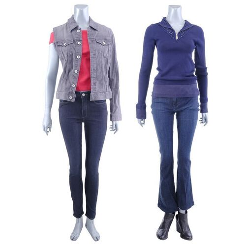 Lot #99: MARVEL - VARIOUS PRODUCTIONS (T.V. SERIES, 2015 - 2019) - Misty Knight's Tattoo Parlor Costume and Garage Fight Costume