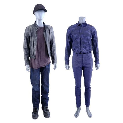 Lot #118: MARVEL'S JESSICA JONES (T.V. SERIES, 2015 - 2019) - Kilgrave's Isolation Chamber Costume and Will Simpson's Burned Costume
