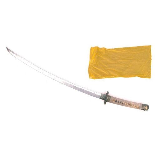 Lot #127: MARVEL - VARIOUS PRODUCTIONS (T.V. SERIES, 2015 - 2019) - Danny Rand's Face Mask and Chaste Katana