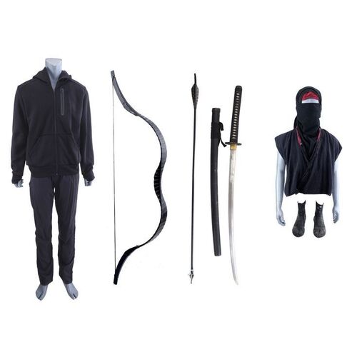 Lot #138: MARVEL - VARIOUS PRODUCTIONS (T.V. SERIES, 2015 - 2019) - The Hand Ninja Costume and Danny Rand's Trials Costume