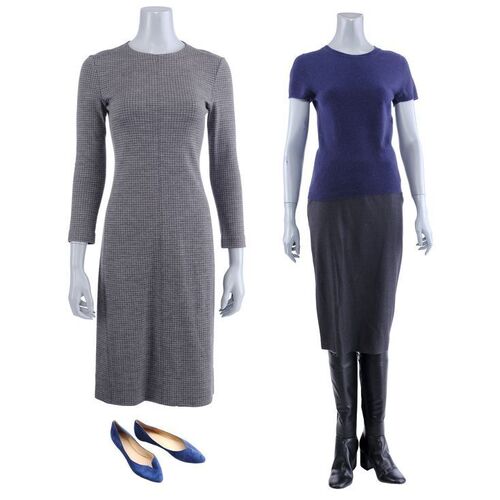 Lot #142: MARVEL'S DAREDEVIL (T.V. SERIES, 2015 - 2018) - Karen Page's DA Interrogation Costume and Hostage Dress