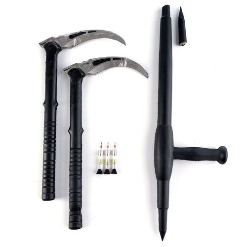 Lot #149: MARVEL - VARIOUS PRODUCTIONS (T.V. SERIES, 2015 - 2019) - Pair of The Hand Stunt Kamas, Murakami's Stunt Tonfa and Three Stunt Darts