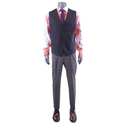 Lot #152: MARVEL'S LUKE CAGE (T.V. SERIES, 2016 - 2018) - Cottonmouth's Bloodied Shameek Murder Costume