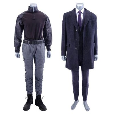 Lot #159: MARVEL'S THE PUNISHER (T.V. SERIES, 2017 - 2019) - Billy Russo's Visit to Dinah Madani's Office and Russo's Tactical Carousel Costume