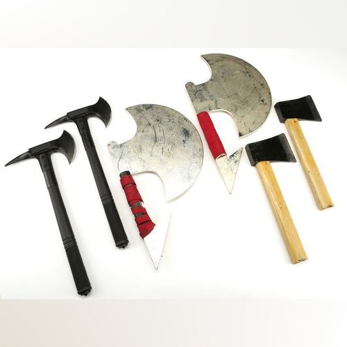 Lot #184: MARVEL'S IRON FIST (T.V. SERIES, 2017 - 2018) - The Hand, Hatchet Men's, and Yangshi Gonshi Stunt Axes