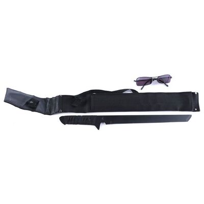 Lot #188: MARVEL'S DAREDEVIL (T.V. SERIES, 2015 - 2018) - Stick's Metal Katana with Sheath and Alternate Glasses
