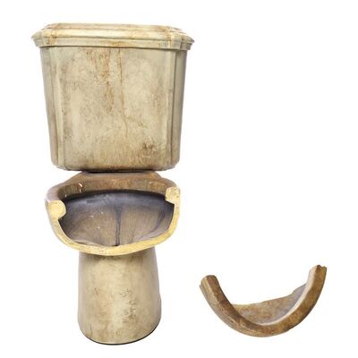 Lot #200: MARVEL'S THE PUNISHER (T.V. SERIES, 2017 - 2019) - Broken Stunt Junkyard Toilet