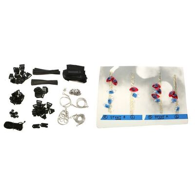 Lot #207: MARVEL'S DAREDEVIL (T.V. SERIES, 2015 - 2018) - Set of Daredevil Mask Lenses, Vest Notions, and Billy Club Cables