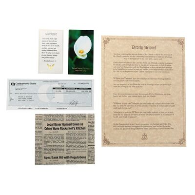 Lot #212: MARVEL'S DAREDEVIL (T.V. SERIES, 2015 - 2018) - Set of Various Production Papers