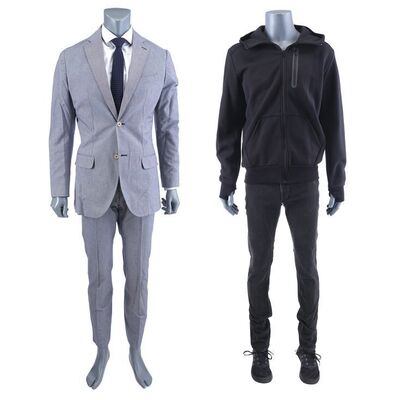 Lot #217: MARVEL'S IRON FIST (T.V. SERIES, 2017 - 2018) - Danny Rand's Warehouse Costume and Anzhou Costume