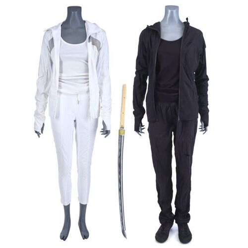 Lot #225: MARVEL'S IRON FIST (T.V. SERIES, 2017 - 2018) - Colleen Wing's Damaged Cage Fight with Partial Stunt Katana and Red Hook Pier Costumes