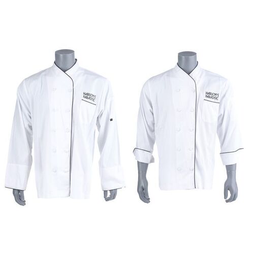 Lot #255: MARVEL'S LUKE CAGE (T.V. SERIES, 2016 - 2018) - Two Harlem's Paradise Kitchen Coats