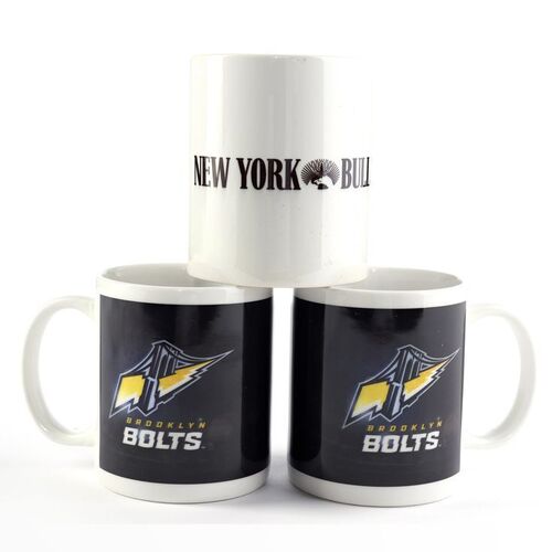 Lot #259: MARVEL'S DAREDEVIL (T.V. SERIES, 2015 - 2018) - Set of Brooklyn Bolts and New York Bulletin Mugs