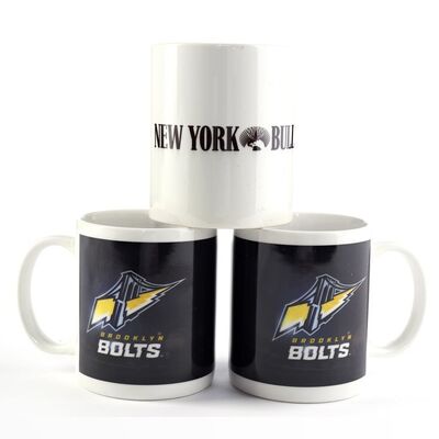 Lot #259: MARVEL'S DAREDEVIL (T.V. SERIES, 2015 - 2018) - Set of Brooklyn Bolts and New York Bulletin Mugs