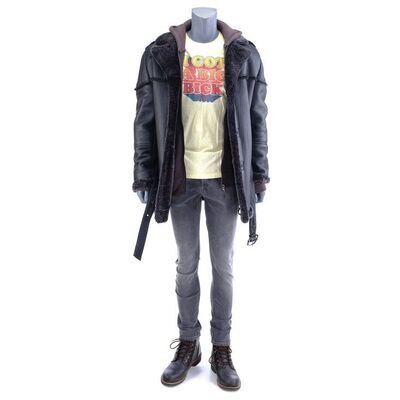 Lot #291: MARVEL'S THE PUNISHER (T.V. SERIES, 2017 - 2019) - Billy Russo's Post Asylum Escape Costume with Stunt Sweatshirt and Boots