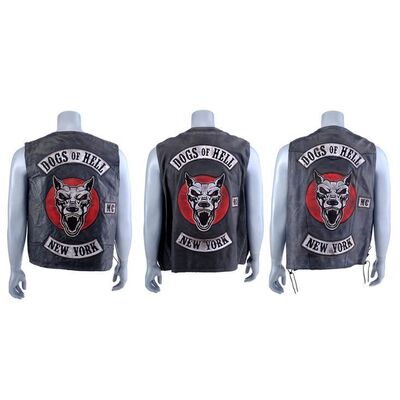 Lot #301: MARVEL'S DAREDEVIL (T.V. SERIES, 2015 - 2018) - Three Dogs of Hell Leather Vests