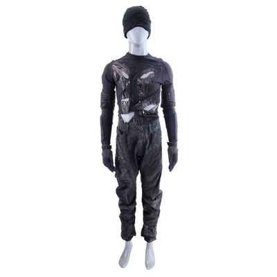 Lot #305: MARVEL'S DAREDEVIL (T.V. SERIES, 2015 - 2018) - Daredevil Vigilante Battle Damaged Costume with Mask
