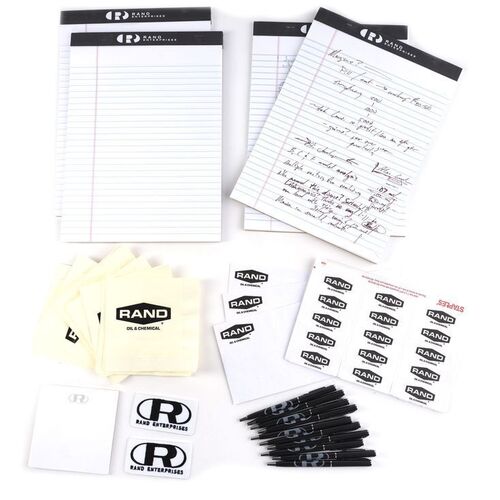 Lot #310: MARVEL'S IRON FIST (T.V. SERIES, 2017 - 2018) - Rand Enterprises Branded Accessories with Written-on Notepad