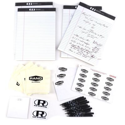 Lot #310: MARVEL'S IRON FIST (T.V. SERIES, 2017 - 2018) - Rand Enterprises Branded Accessories with Written-on Notepad