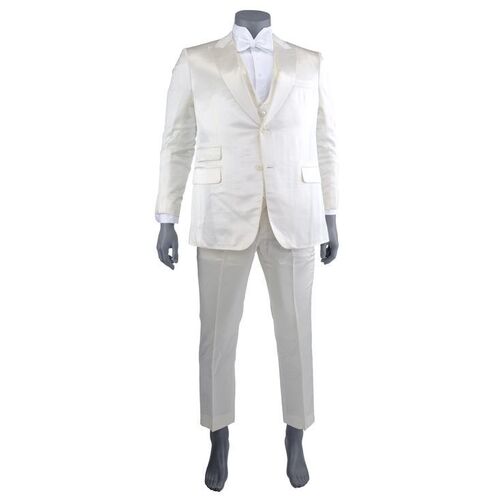 Lot #313: MARVEL'S DAREDEVIL (T.V. SERIES, 2015 - 2018) - Wilson Fisk's Wedding Costume with Vest and Suspenders