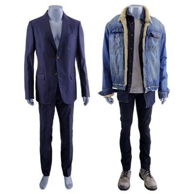 Lot #317: MARVEL'S JESSICA JONES (T.V. SERIES, 2015 - 2019) - Malcolm Ducasse's Peter Lyonne Investigation Suit and Alias Investigations Costumes