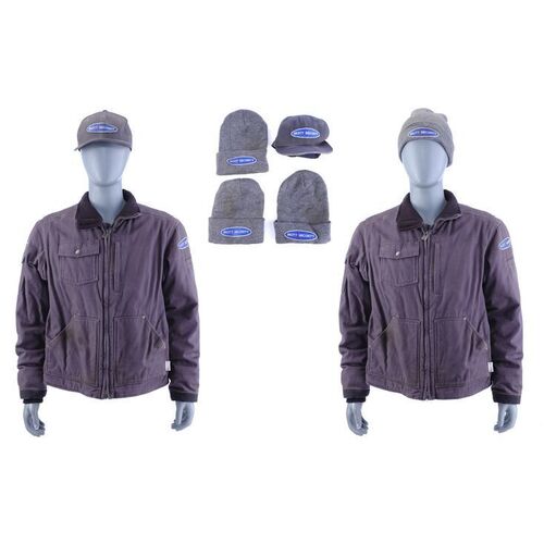Lot #335: MARVEL'S IRON FIST (T.V. SERIES, 2017 - 2018) - Two Mott Security Jackets with Baseball Hats and Beanies