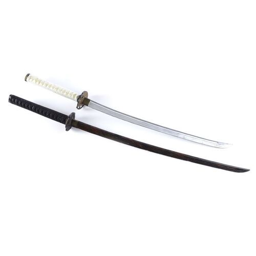 Lot #343: MARVEL'S IRON FIST (T.V. SERIES, 2017 - 2018) - Colleen Wing's Stunt Sword with Bakuto's Stunt Katana