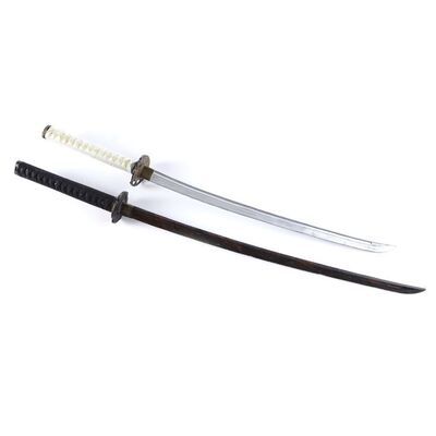 Lot #343: MARVEL'S IRON FIST (T.V. SERIES, 2017 - 2018) - Colleen Wing's Stunt Sword with Bakuto's Stunt Katana