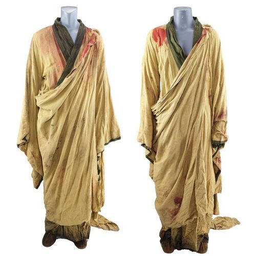 Lot #369: MARVEL'S THE DEFENDERS (T.V. SERIES, 2017) - Two K'un-Lun Bloody Monk Robe Costumes